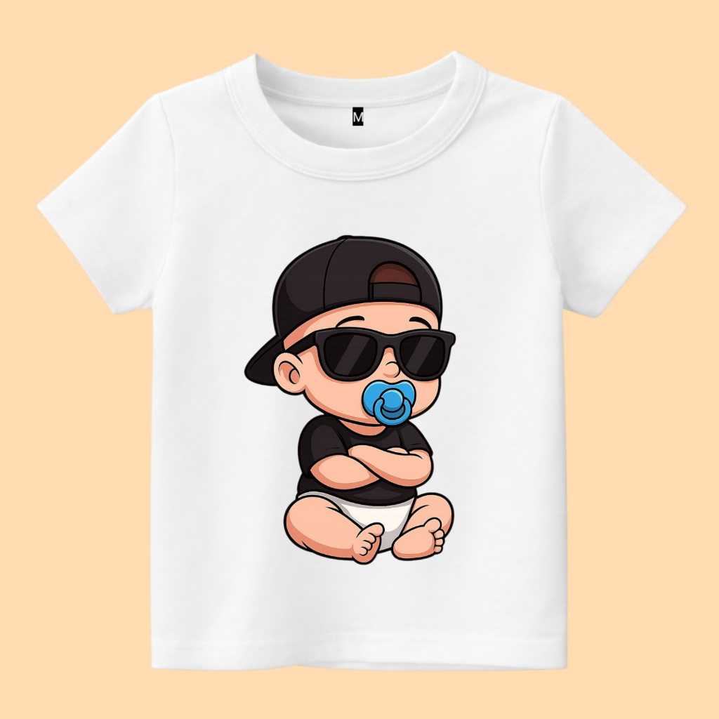 Baju kaos anak baby boss cartoon cute