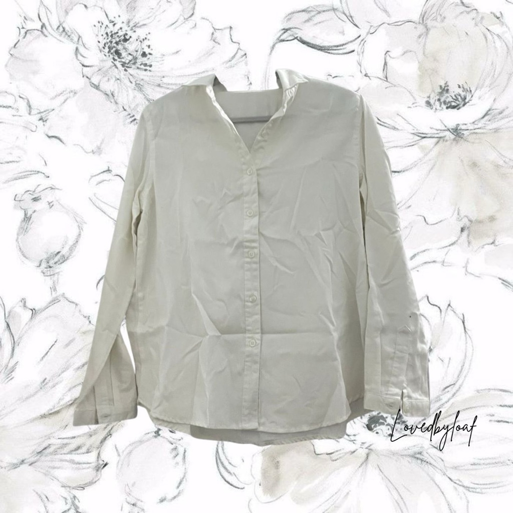 PRELOVED Geela White Shirt