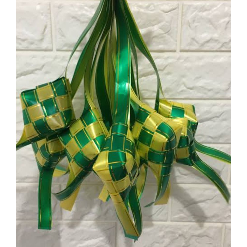 Ketupat pita jepang,ketupat hias