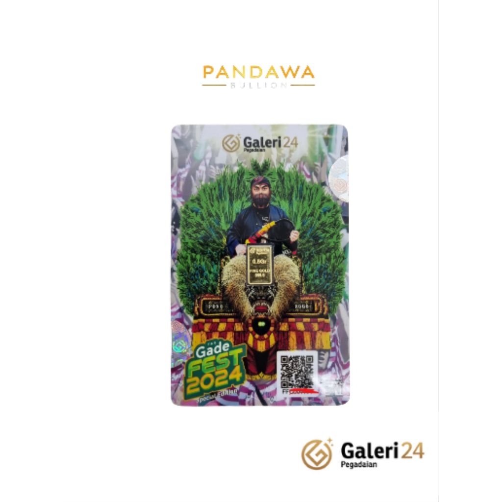 Logam Mulia Emas Galeri 24 Pegadaian Gade Fest edisi khusus