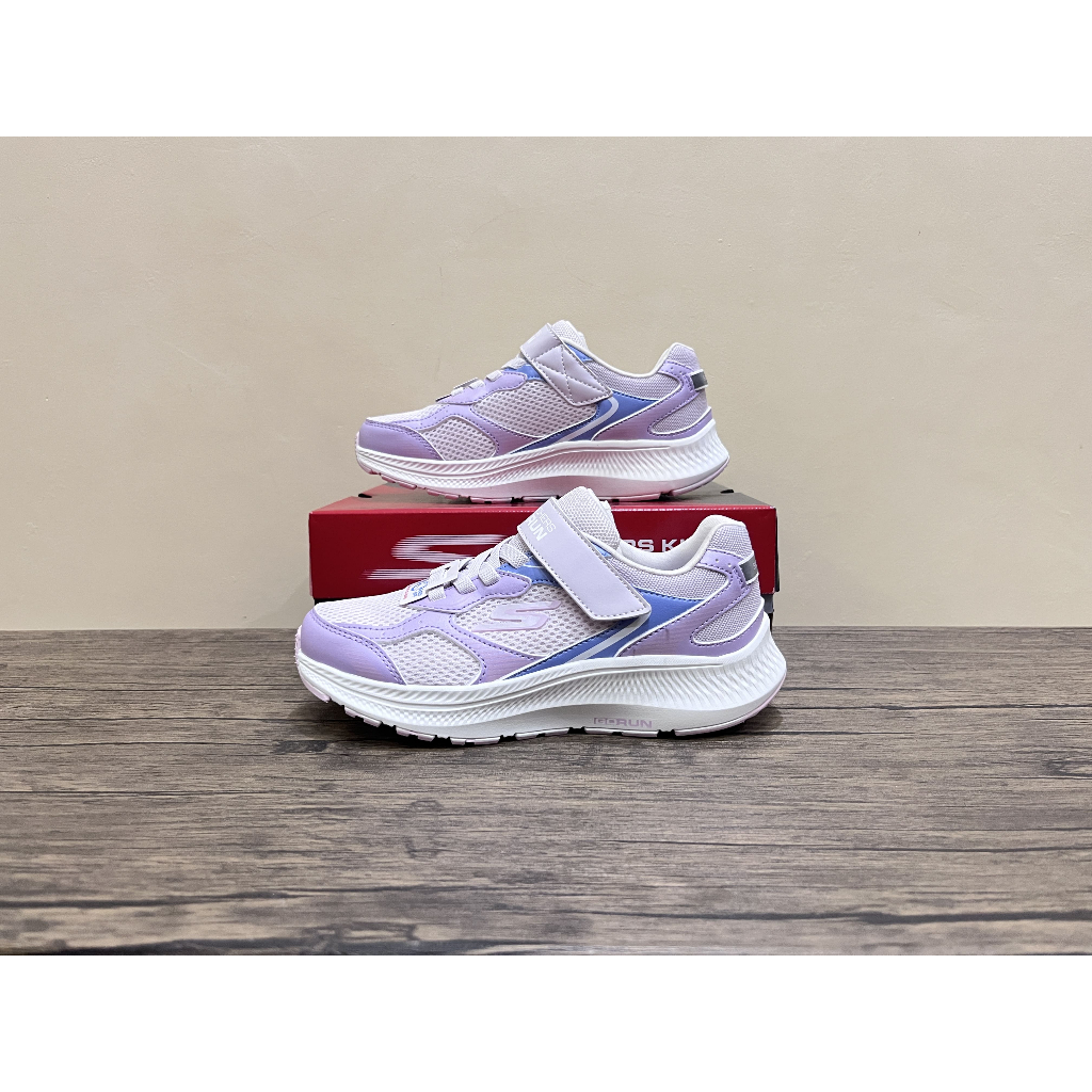 Sepatu Slip On Casual anak Skechers Go Run Consistent 2.0 Hi Luxe Lavender 303963L/LAV Original