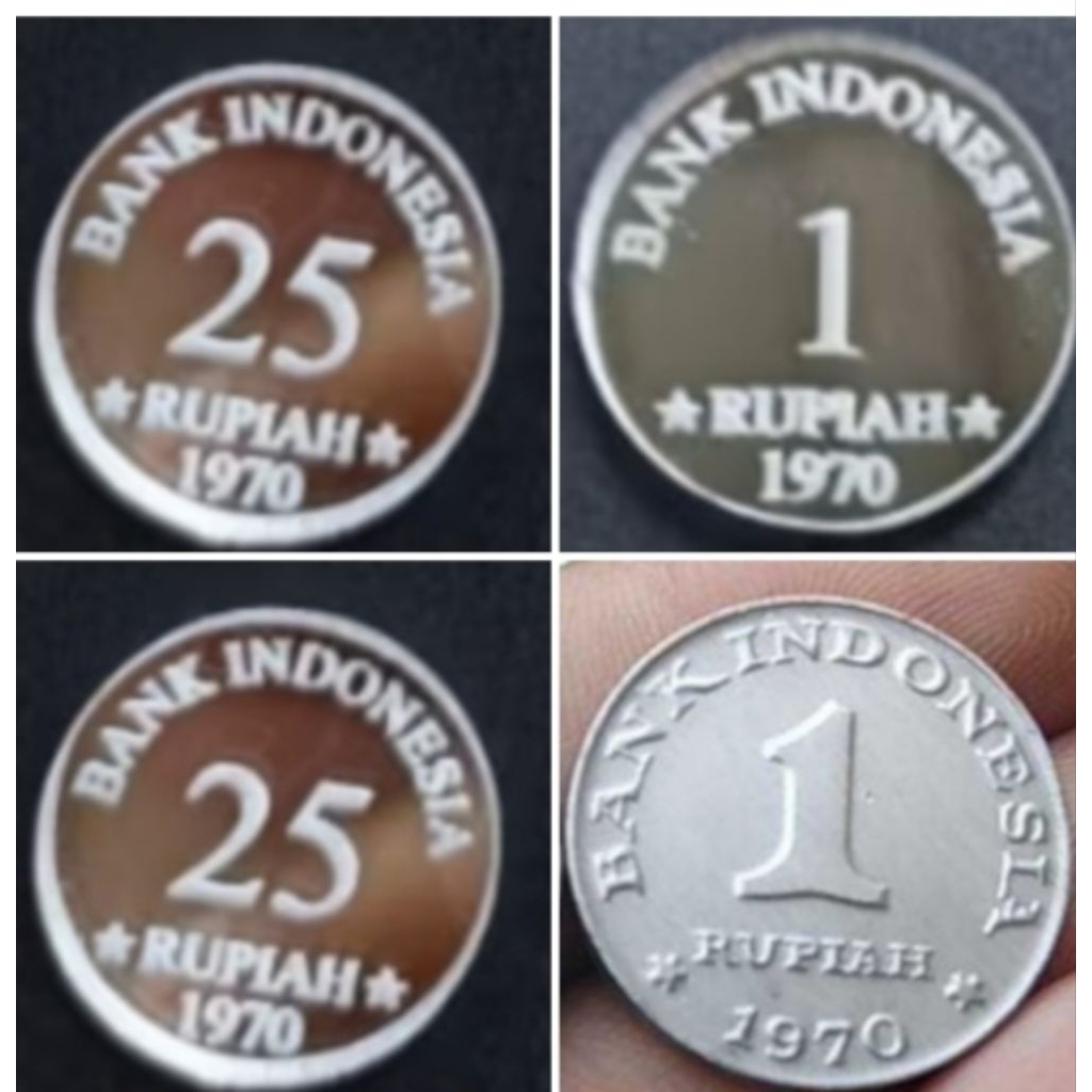 PAKET REPLIKA KOIN MAHAR 26 (25+1) RUPIAH angka cantik 26 Rupiah