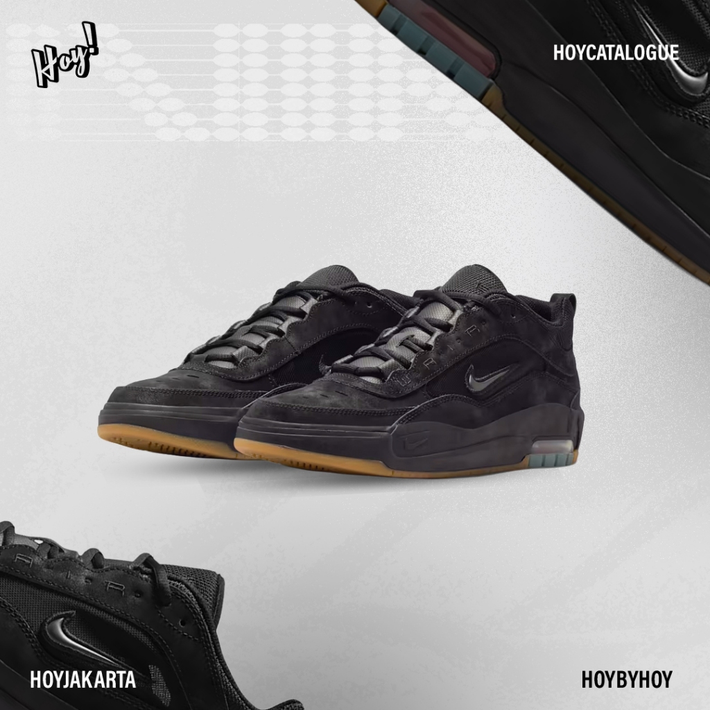 Sepatu Sneakers SB AM Ishod Wair Black Gum