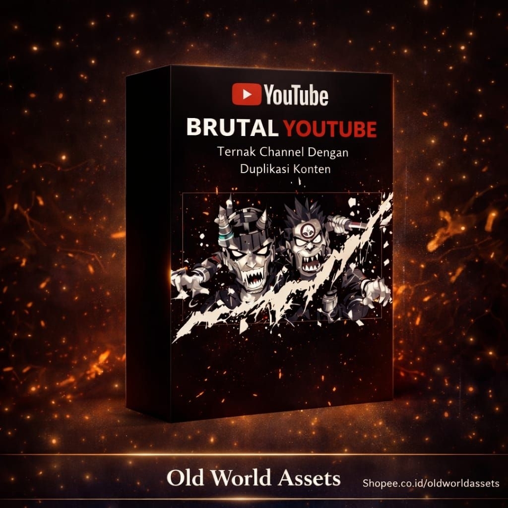 BRUTAL YOUTUBE - Ternak Channel Dengan Duplikasi Konten - Buat Upload Monetisasi Repeat- (bahasa Ind