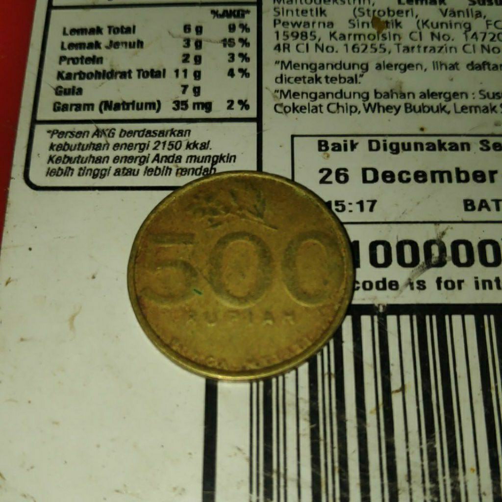 Uang koin 500 rupiah