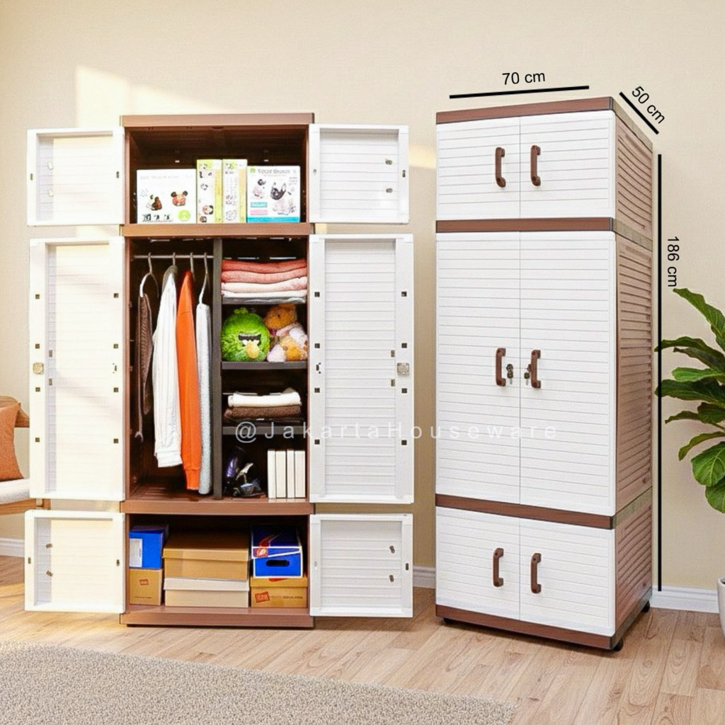 Lemari Pakaian Gantung JUMBO CLUB Lemari Plastik Besar Kokoh