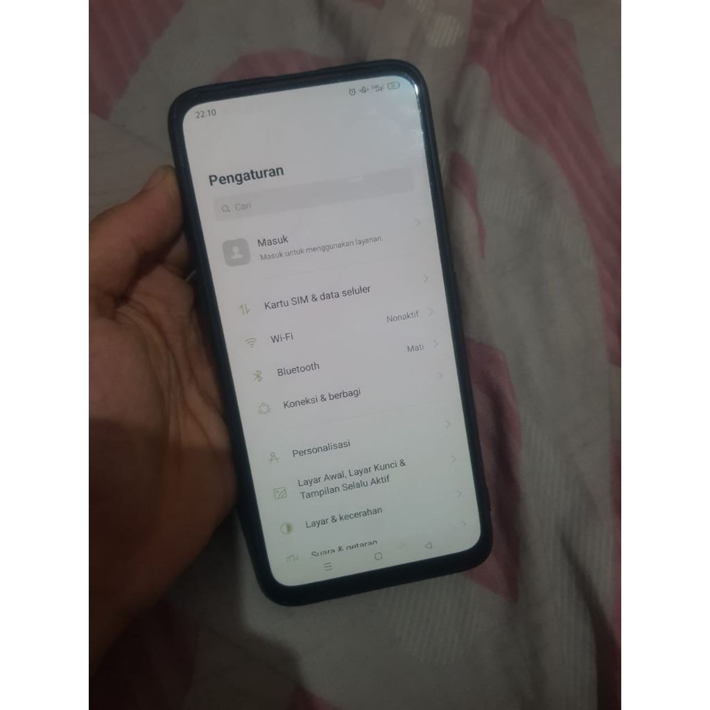 LCD Reno 2F copotan.