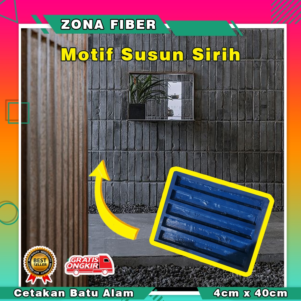 Cetakan Batu Alam Dinding Fiber Tebal | Cetakan Fiber Batu Alam | cetakan batu alam tempel dinding