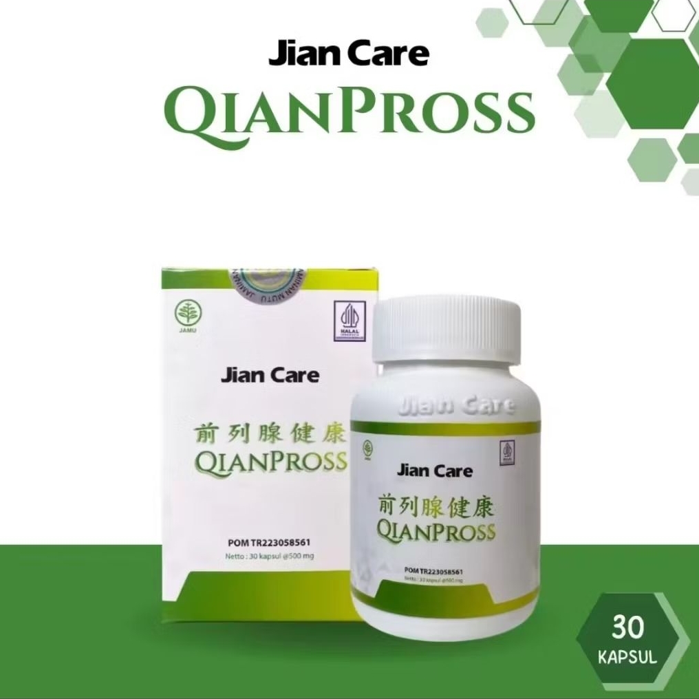 JIAN CARE QIAN PROSS Original Asli Obat Herbal Atasi Prostat Ampuh Terbaik Dan Terlaris
