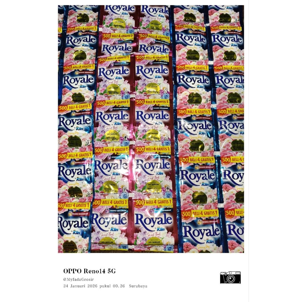 Royale Pewangi Pakaian Sachet 12pc