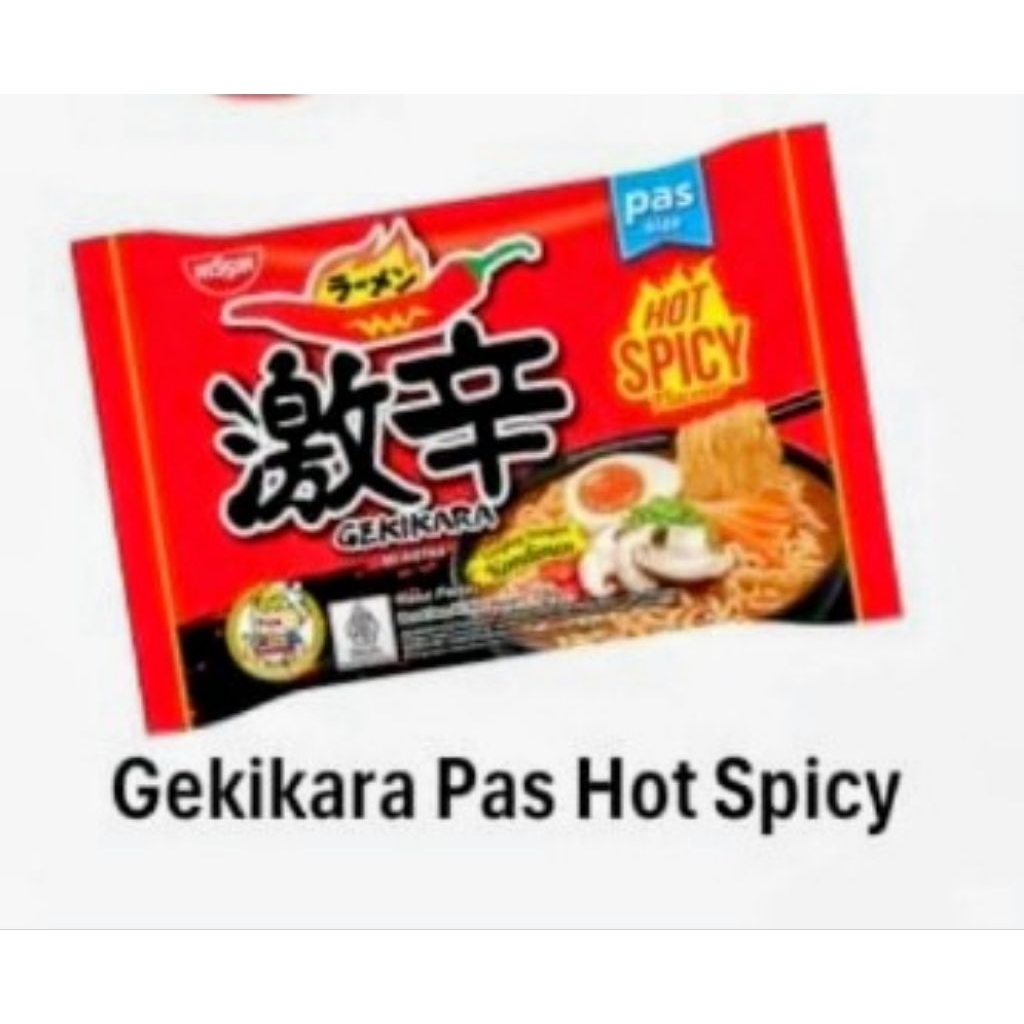 Nissin gekikara ramen pas hot spicy