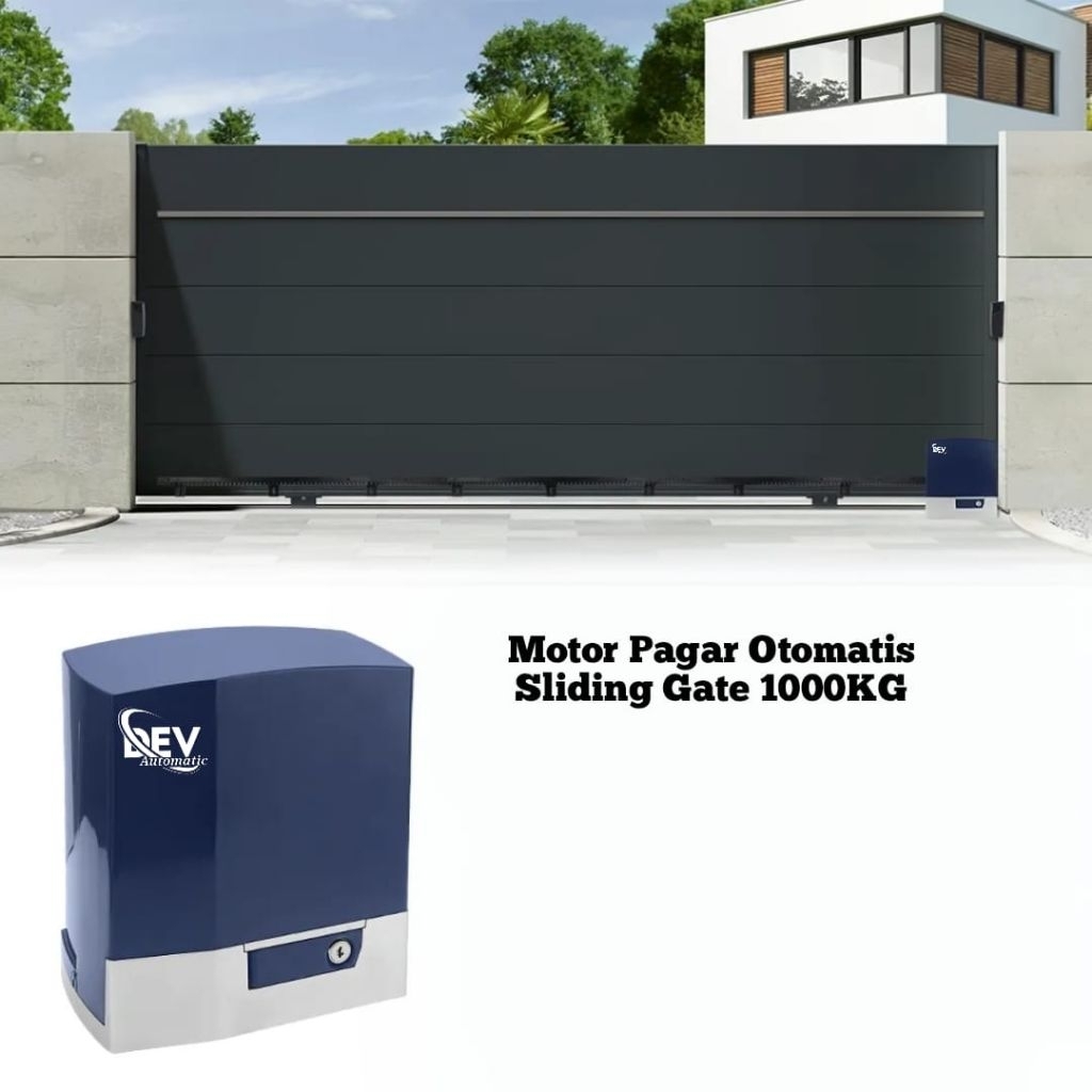 Mesin Pintu Pagar Otomatis Sliding Gate 1000KG Cocok Buat Rumah
