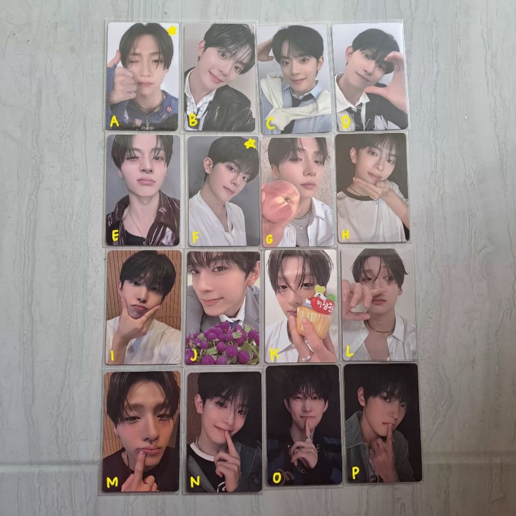 [READY] OFFICIAL PHOTOCARD BOYS II PLANET AFTER JOURNEY WEEK 1 WEEK 2 KOREA SHANGHAI BEIJING ALD1 AL