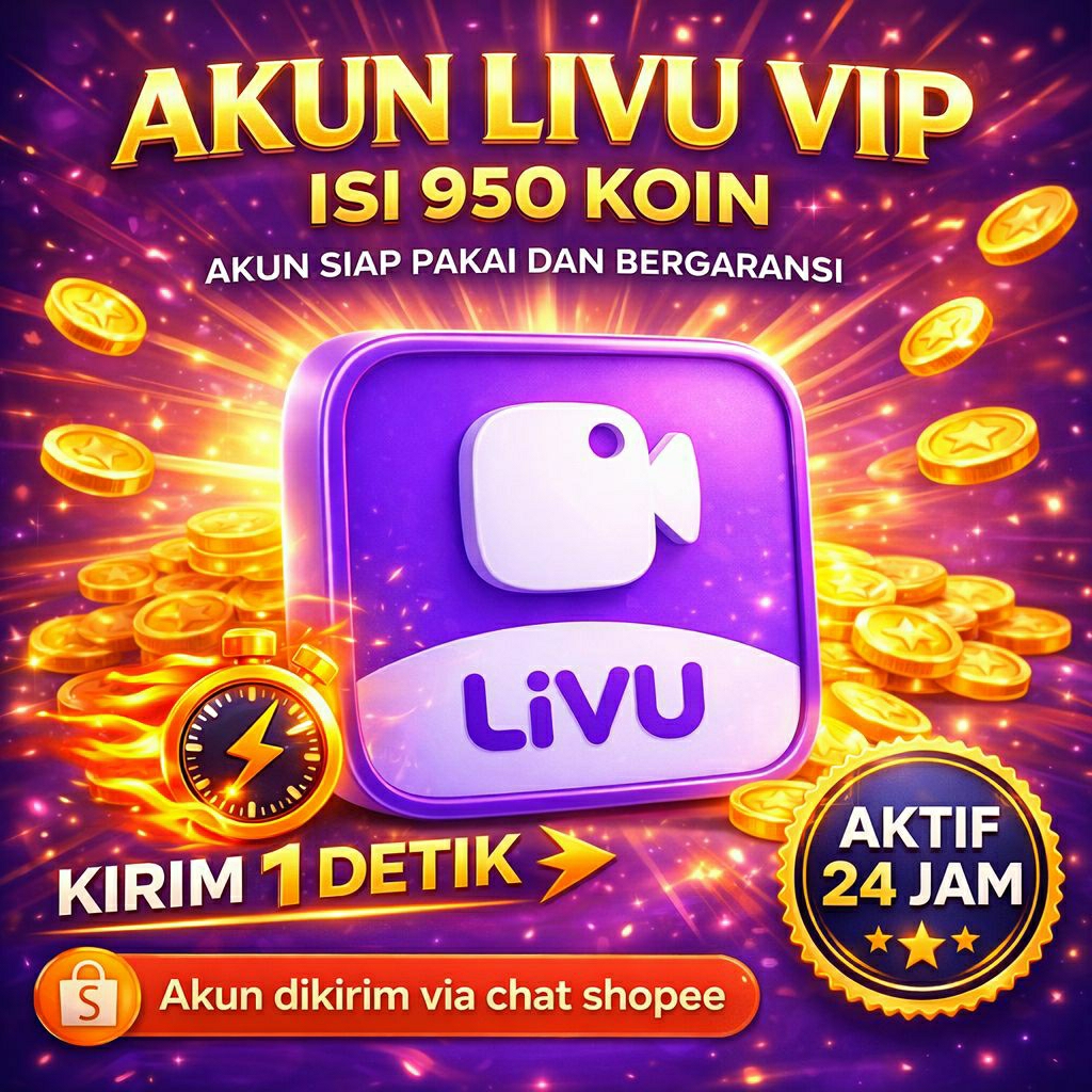 Akun LivU VIP Gratis 950 Koin Akun Siap digunakan Murah - Proses Kirim 1 Detik - Admin Aktif 24 Jam