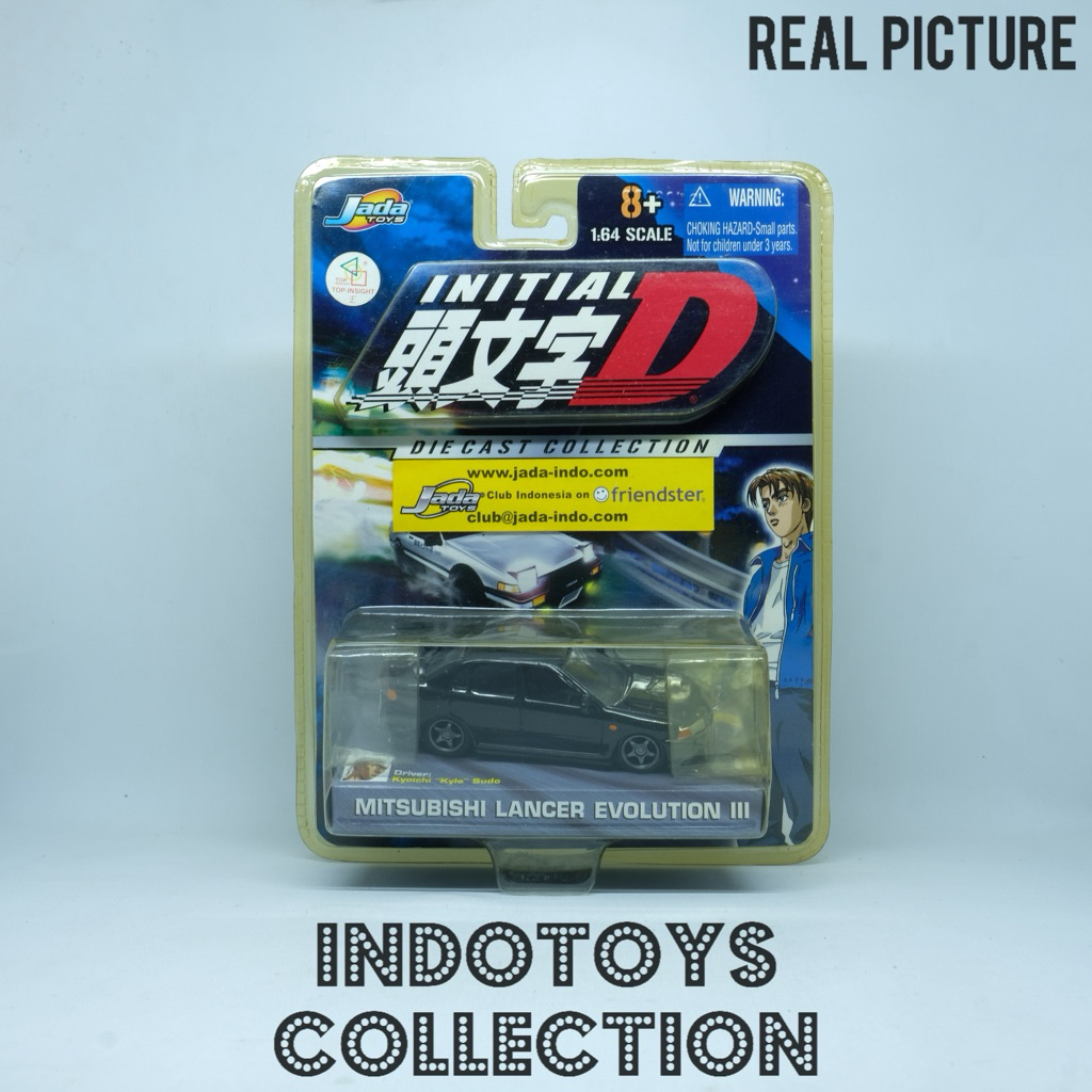 Jada Toys ~ Mitsubishi Lancer Evo III Initial D Rare