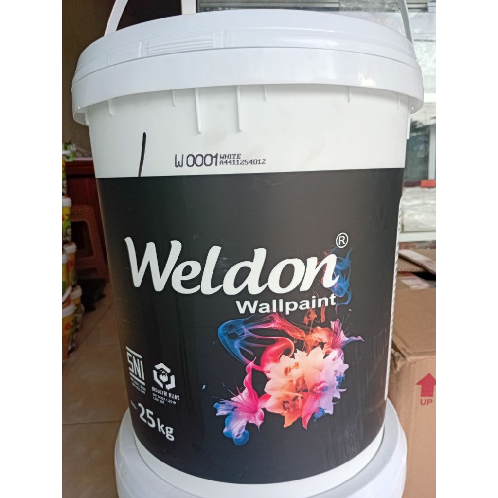 Cat tembok 25 kg Putih untuk luar dan dalam ruangan