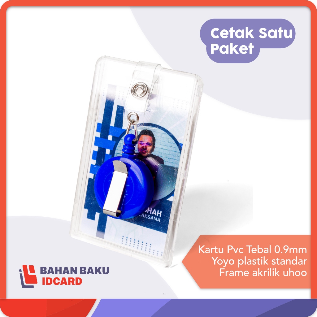 PAKET LENGKAP ID CARD/YOYO STD/FRAME UHOO