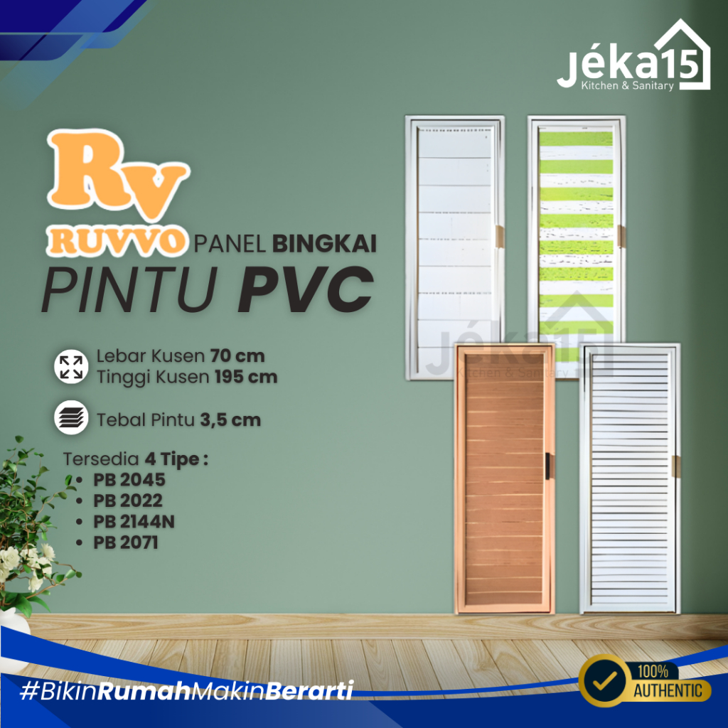PINTU PANEL | PINTU KAMAR MANDI PVC PLAFON | PINTU KAMAR MANDI PLASTIK