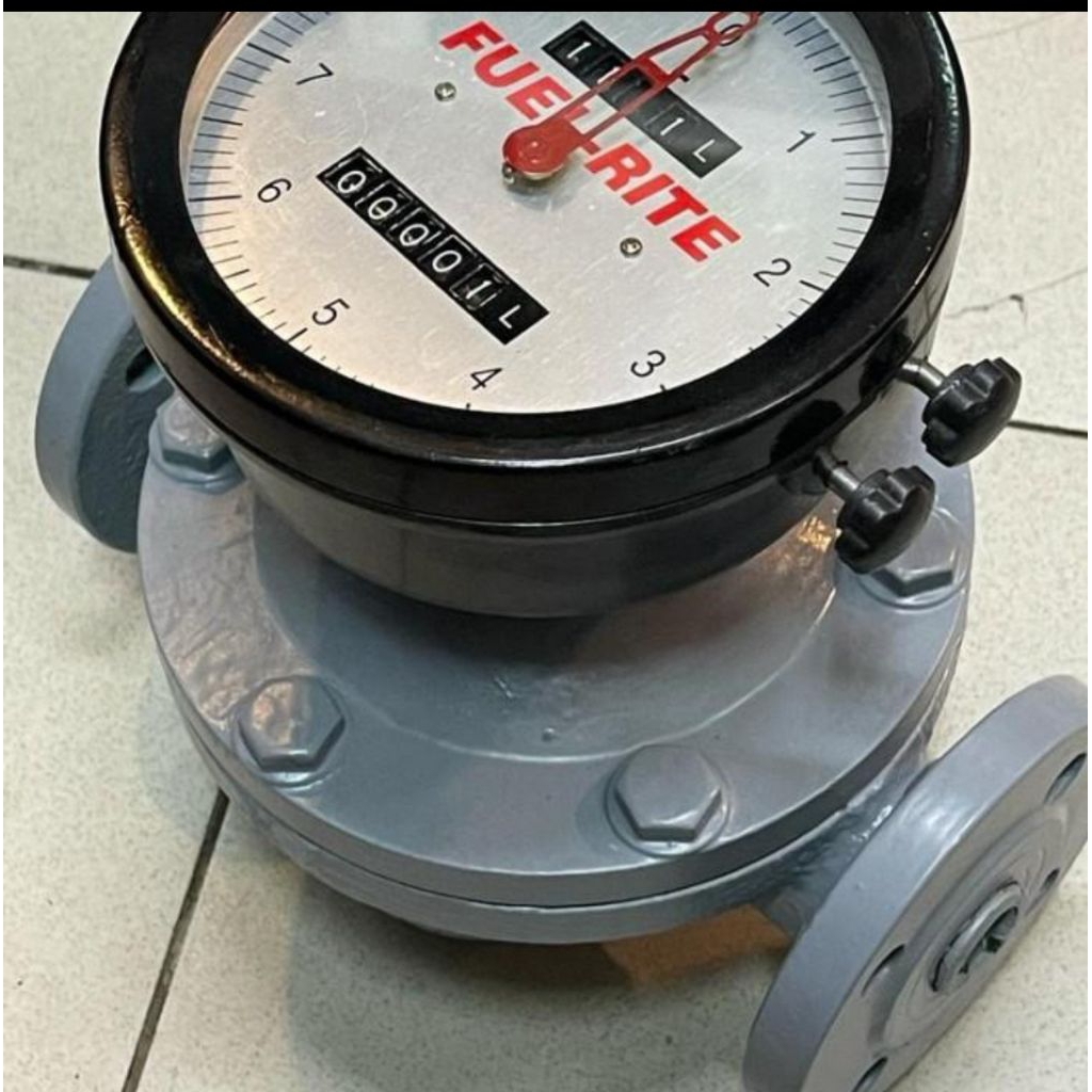 Meteran Minyak/Flowmeter Oval Fuel-Rite uk. 1 inch + Tera kalinrasi