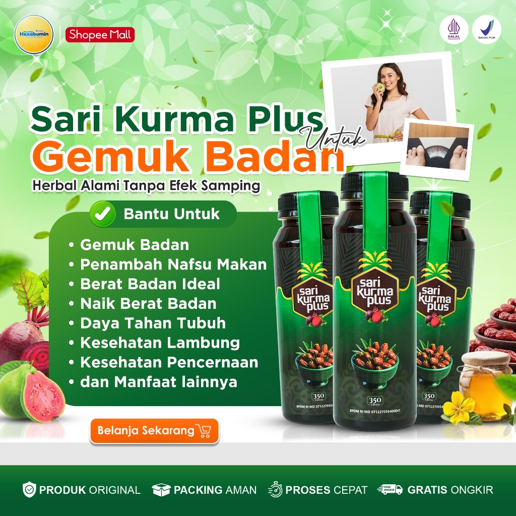 Madu Gemuk Badan, Suplemen Vitamin Penambah Nafsu Makan Anak Dewasa, Penambah Berat Badan Anak Dewas