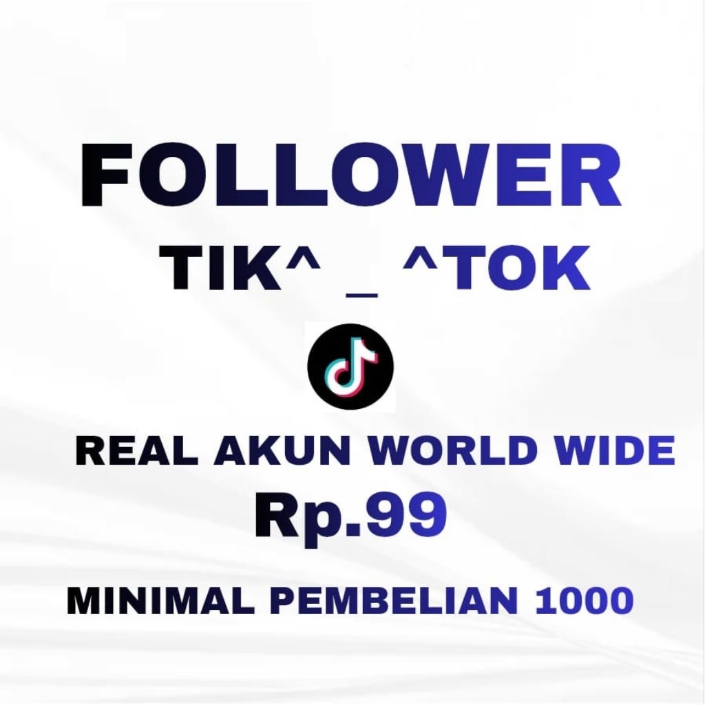followers tok tok real akun
