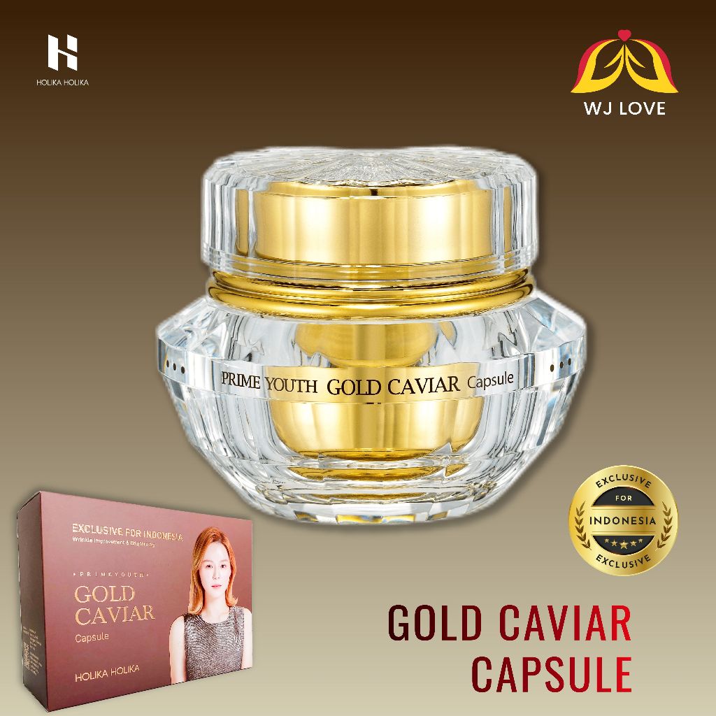 [Holika Holika] Prime Youth Gold Caviar Capsule ( Kaviar Emas )