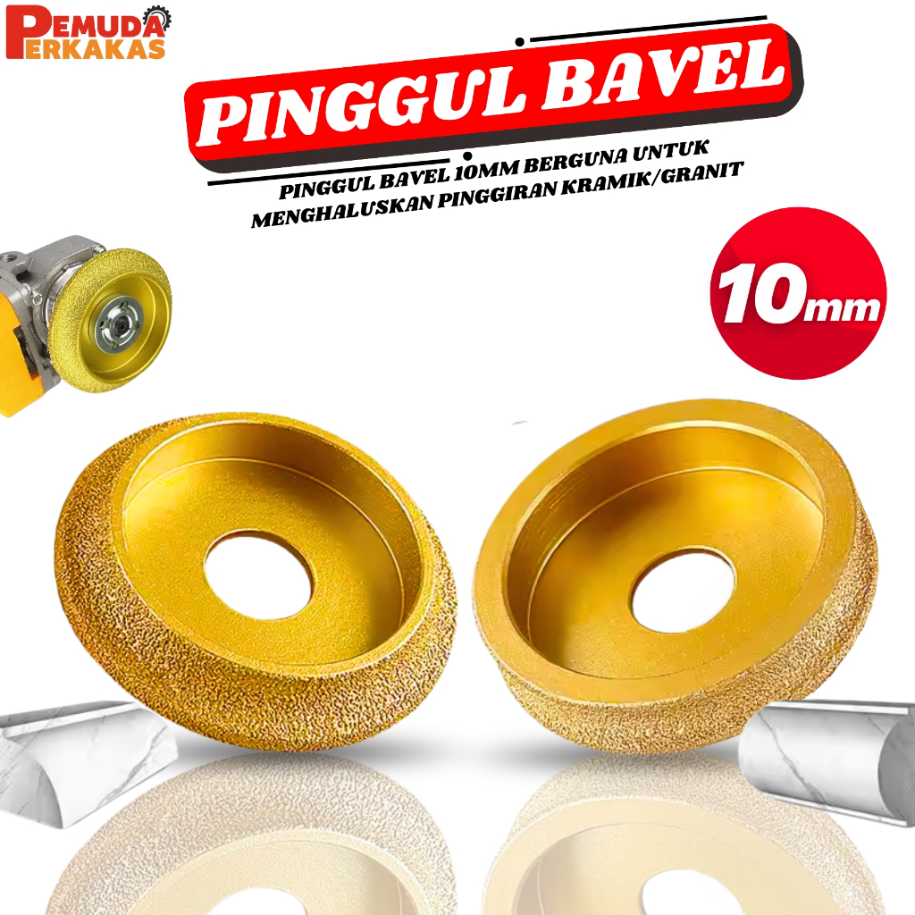 Mata Pinggul Gerinda Profil Penghalus Pengukir Marmer Batu Granit Grinder Wheel Bevel