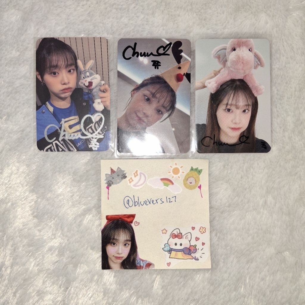 LOONA CHUU SIGNED WINNER BENEFIT PHOTOCARD