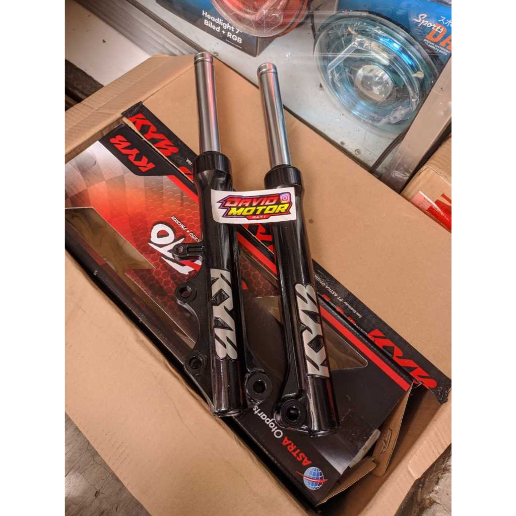 READY SHOCK DEPAN KYB KYB ZETO HITAM JUPITER Z VEGA R LAMA FIZR F1ZR FIZ R F1Z R FORCE 1 ORIGINAL KY