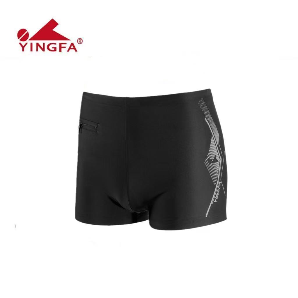 Yingfa swimsuit men's flat angle plus size swimsuit new professional quick drying swimsuit