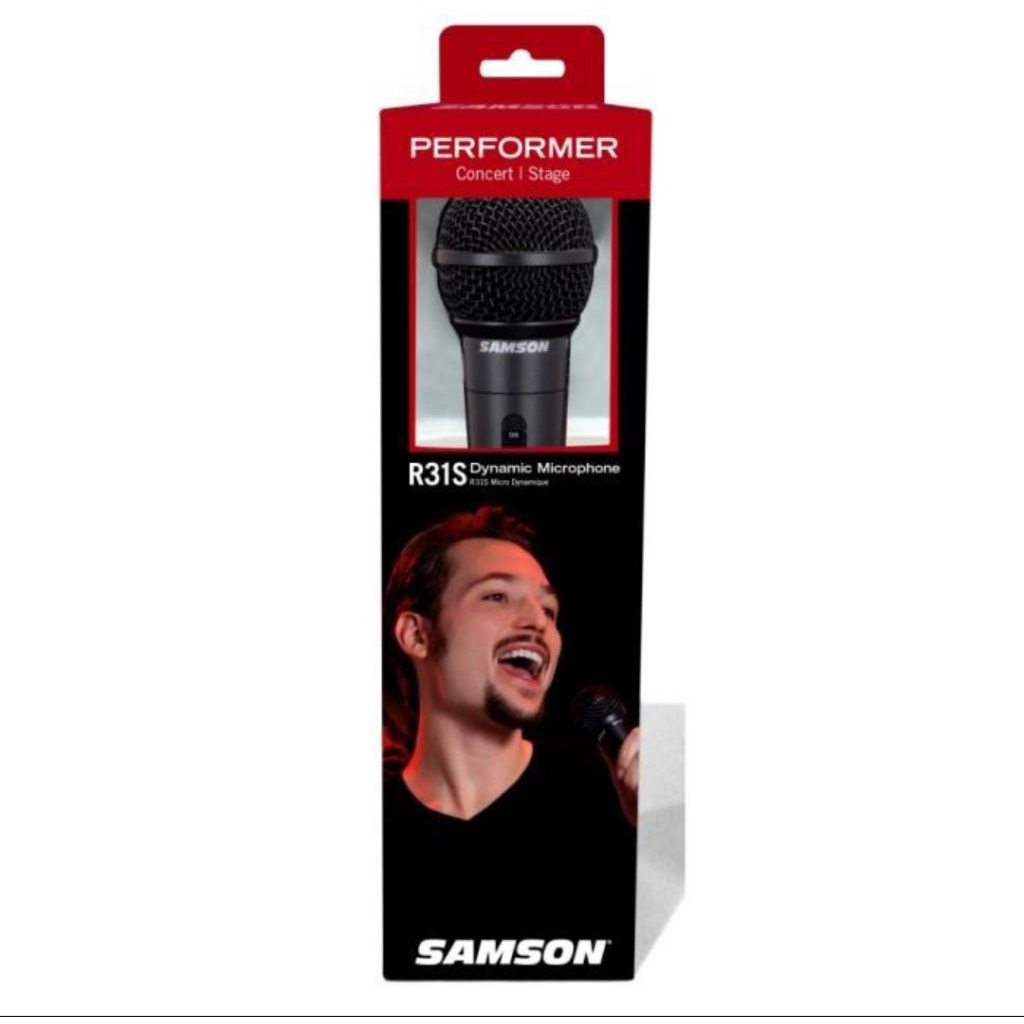 MIC KABEL SAMSON R31S DYNAMIC MICROPHONE ORIGINAL
