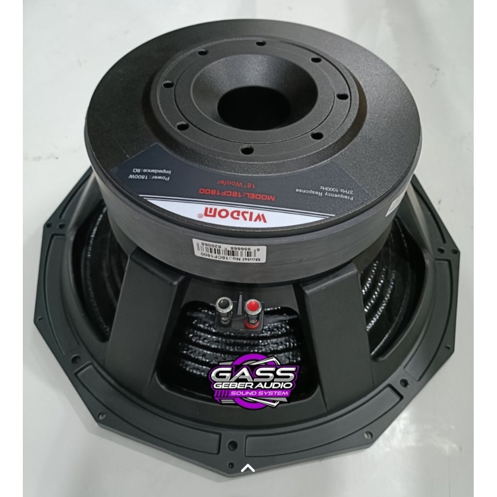 speaker 18 inch wisdom 18cf1800 Doble magnet carbon speaker wisdom 18cf1800