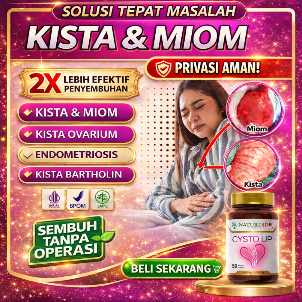 Obat Kista Miom Bartholin Paling Ampuh Ovarium Kista Endometriosis Herbal Ampuh Naturindo