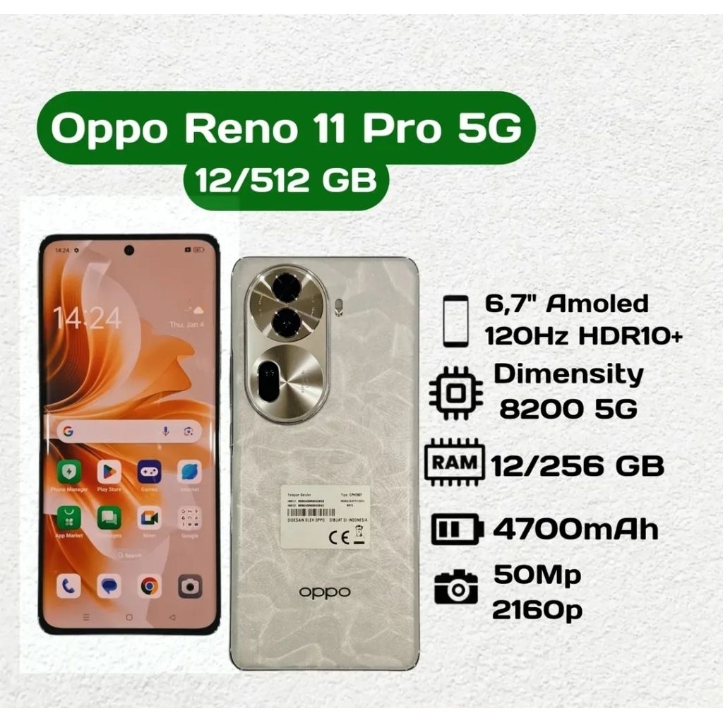 Oppo Reno 11 Pro 5G 12/512 GB Second