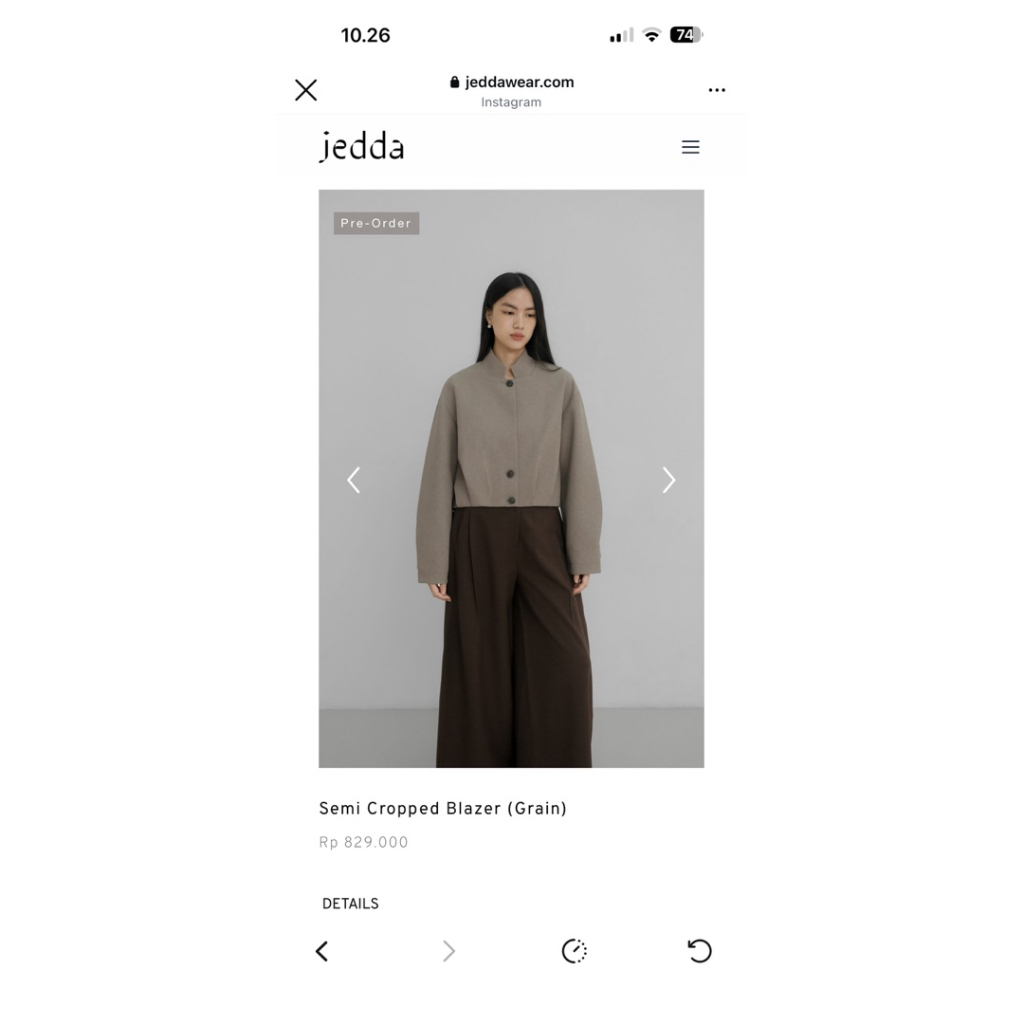 JEDDA Semi Cropped (Grain)