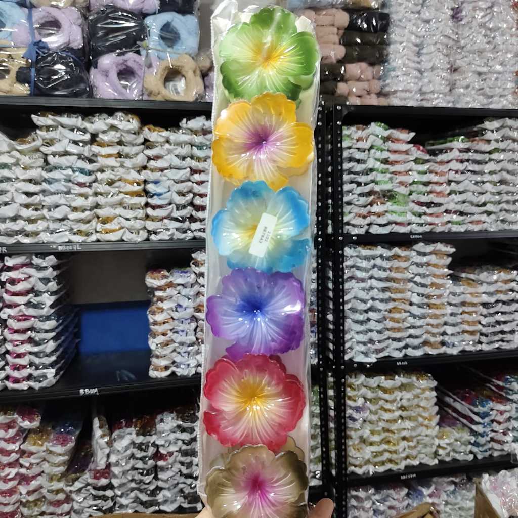 Termurah 40 Ribuan Dapat 6 Pcs Jepit Rambut Bunga Kembang Sepatu
