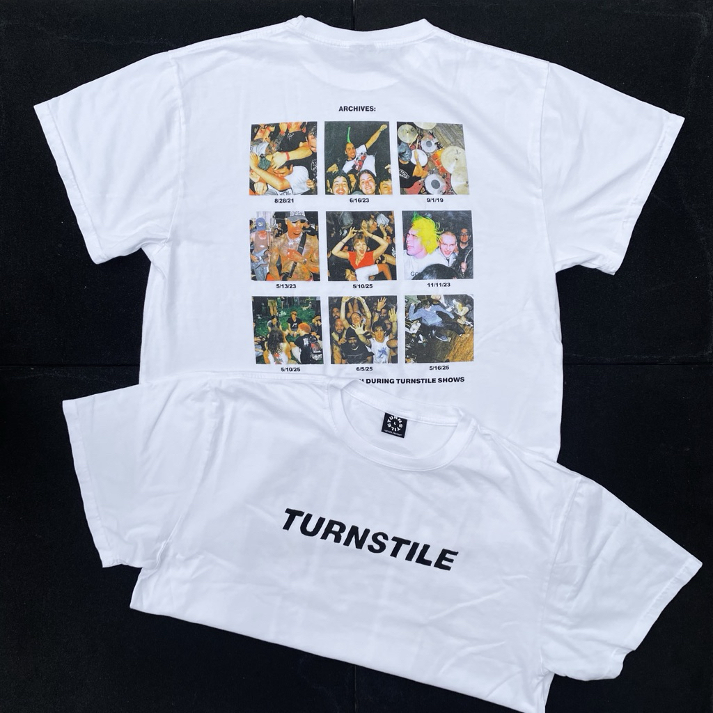 Tshirt Band Pria Wanita Turnstile - Archives Original Official