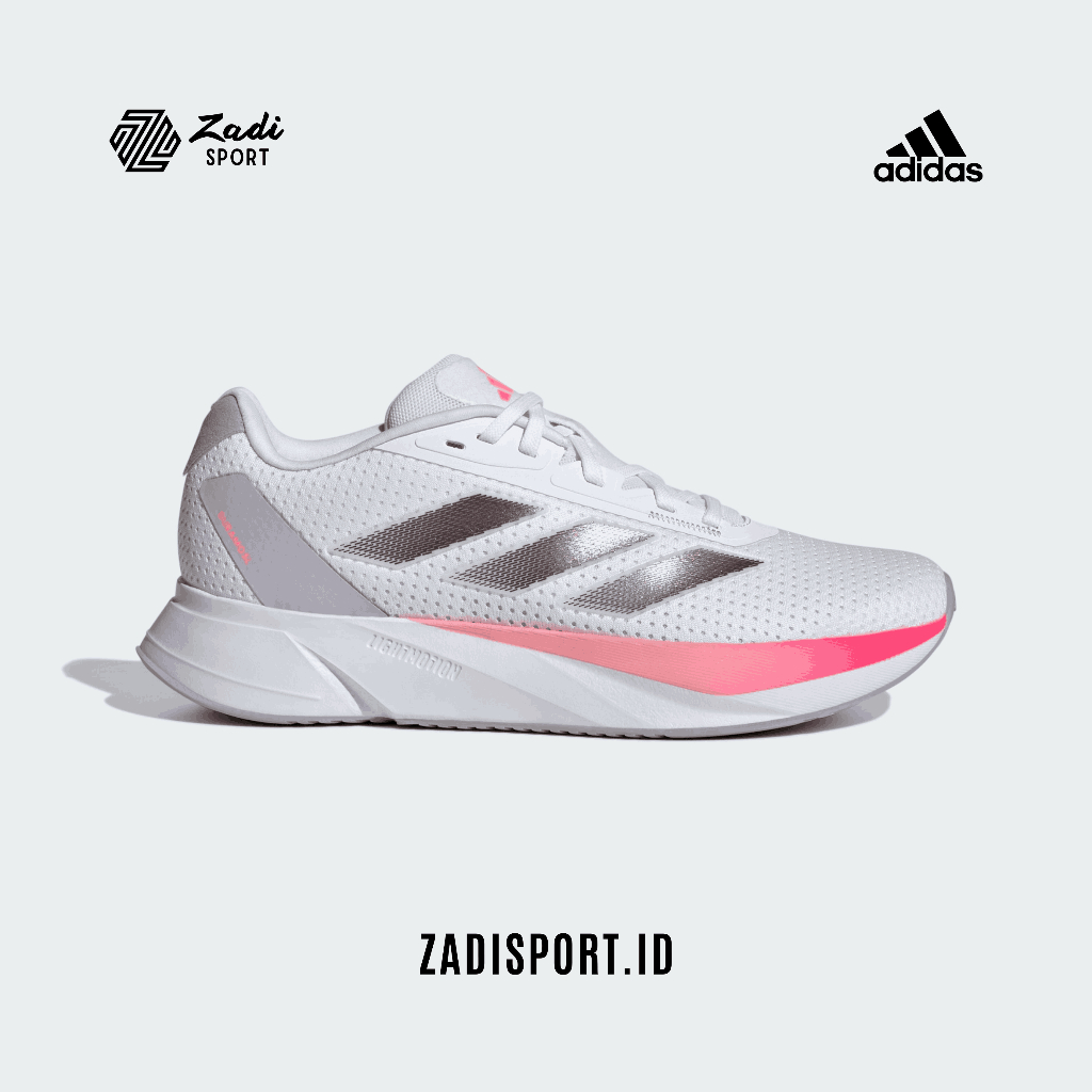 Sepatu Lari Pria Adidas Duramo SL M Cloud White/Solar Red (IF1201)