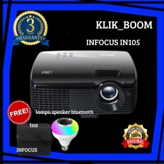 Proyektor Infocus IN105 - 3000 ANSI Lumens, Resolusi 1024x768