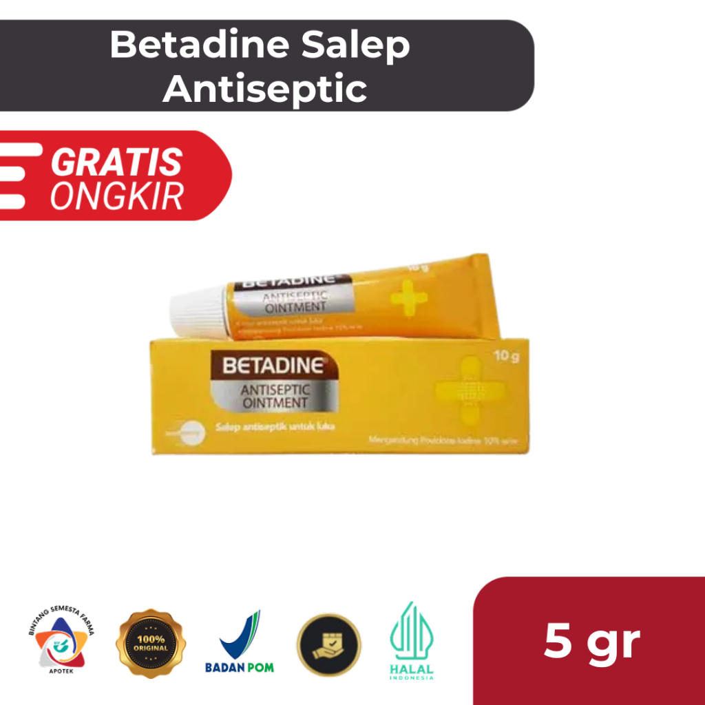Betadine Salep 5 Gr Antiseptik Povidone Iodine