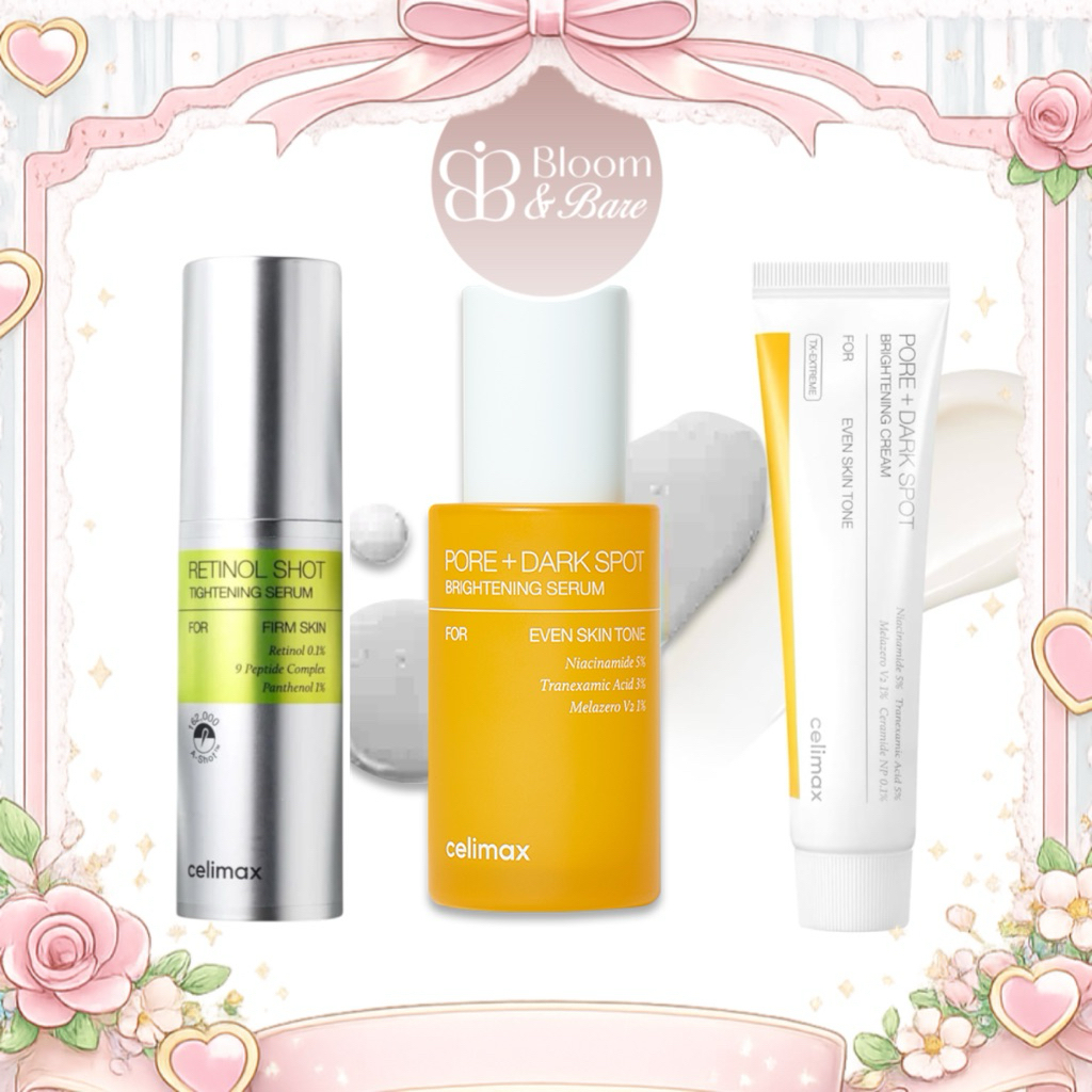 [KOREA] CELIMAX Pore + Dark Spot Brightening Cream / Serum / Retinol