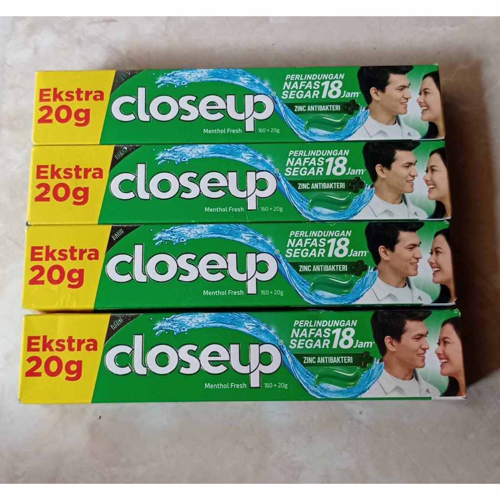 CLOSEUP EVERFRESH MENTHOL 160+20G