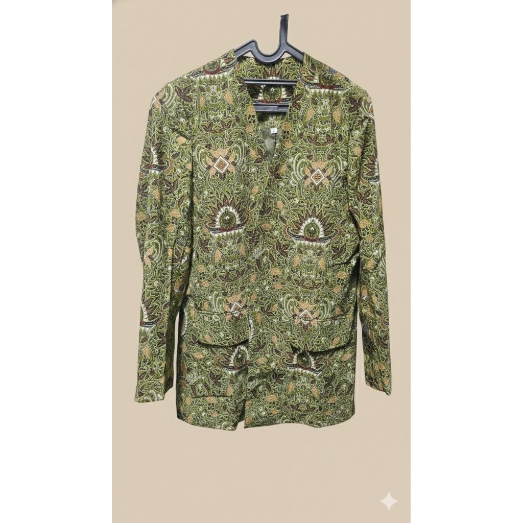 Blazer Batik Persit bahan Katuj Batij Persir +furing , siize besar XXL