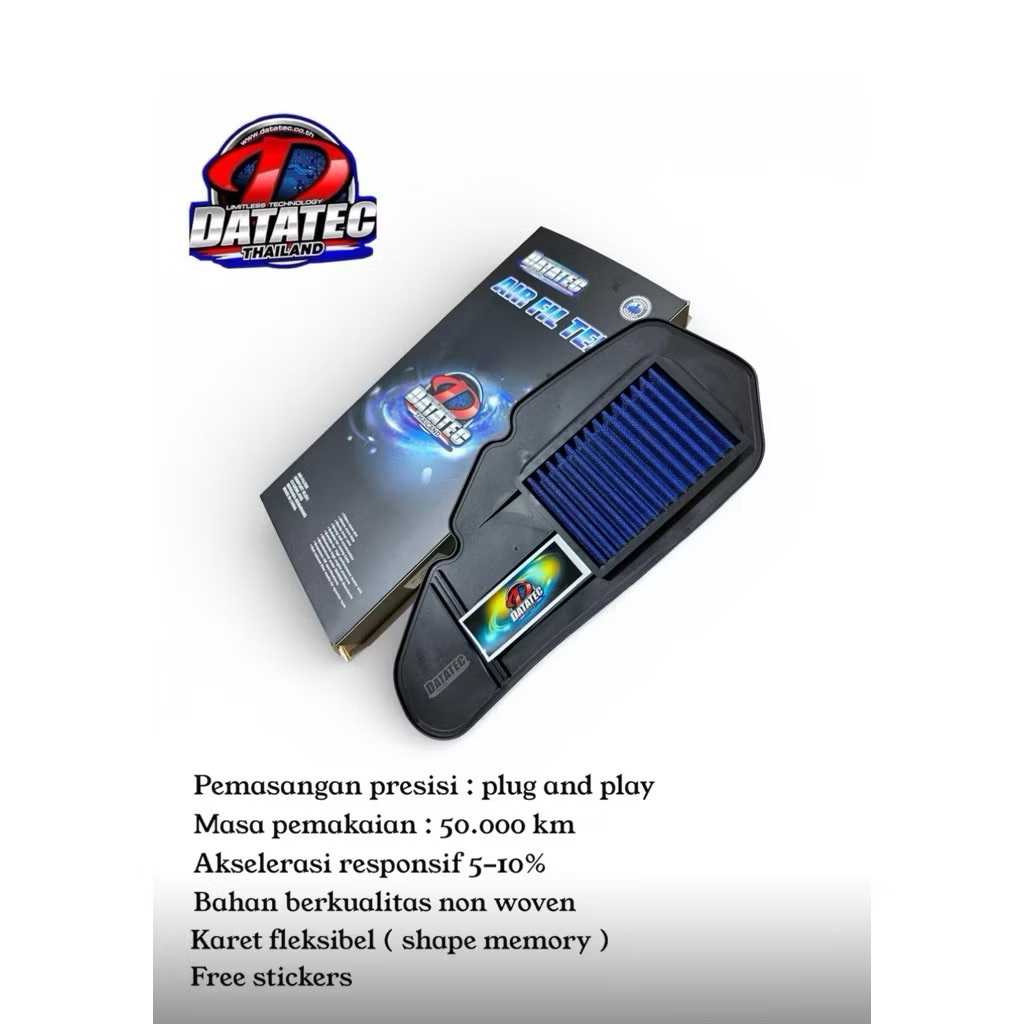filter udara datatec thailand vario 125 led old vario 125 led new vario 150old vario 150 new pcx 150