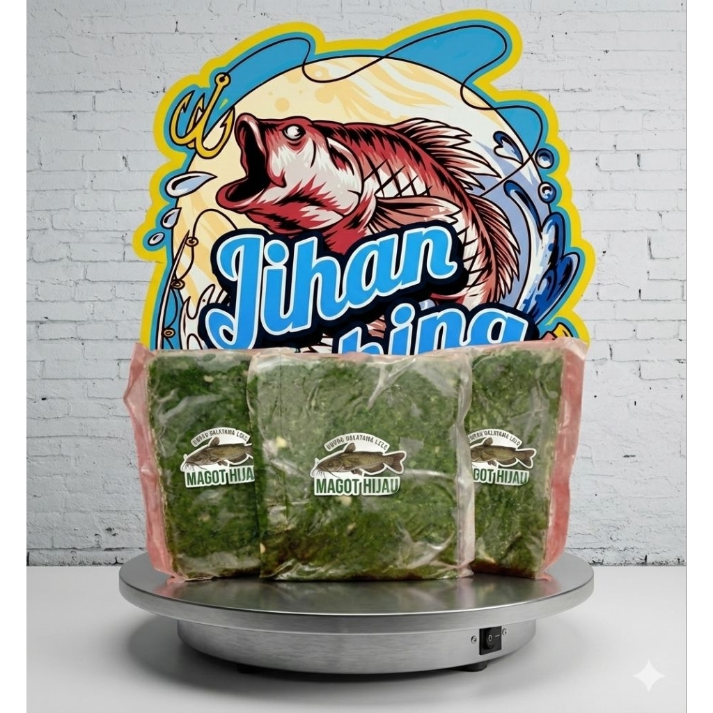 MAGOT HIJAU umpan Galatama ikan lele