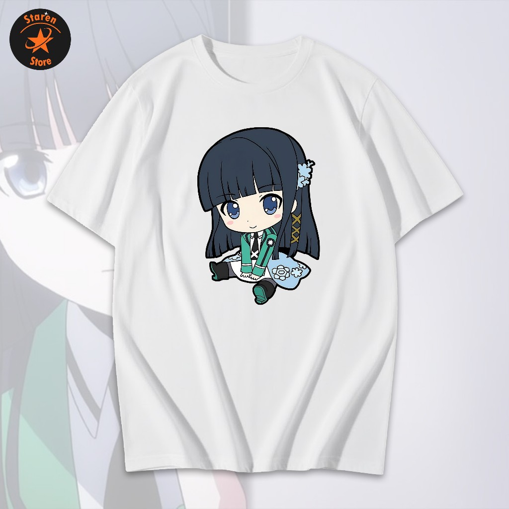 Kaos Anime Mahouka Koukou no Rettousei Shiba Miyuki Unisex Bahan Cotton Combed Premium Nyaman