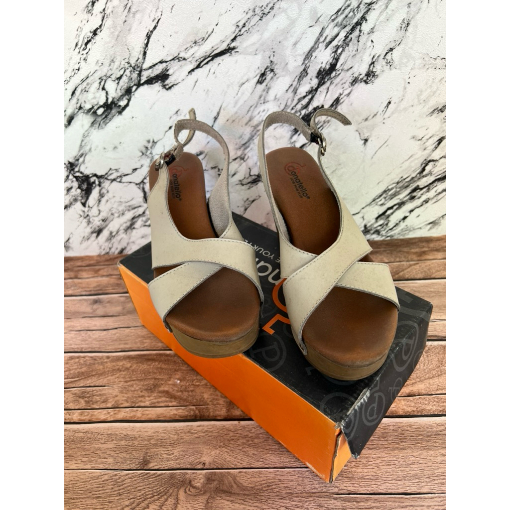 Sepatu Heels donatello Preloved Wanita Ukuran 37