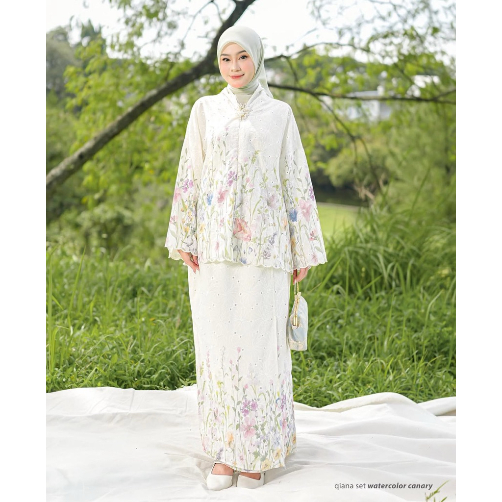 Set Lebaran Qiana Set Canary By Nuna_id (Barang Baru)