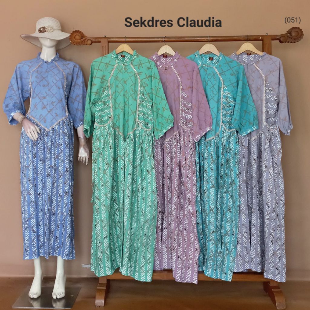 Sekdress Aulia By Putri Diana Daster Batik Busui Asli Pekalongan
