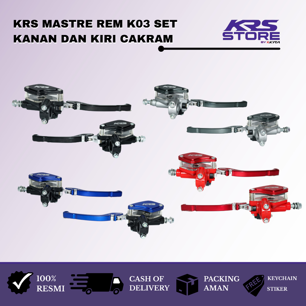 KRS MASTER REM SET K03 MOTOR CAKRAM RESMI